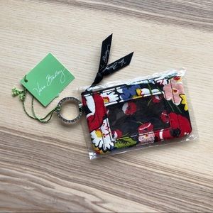 Vera Bradley Poppy Fields Zip ID Case
